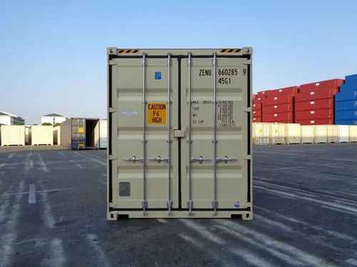 Contenedor maritímo High Cube de 40 pies ( RAL 6102 )